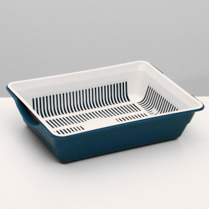 Лоток с сеткой №4, 36 х 25,5 х 9 см, микс цветов Лоток с сеткой №4, 36 х 25,5 х 9 см, микс цветов