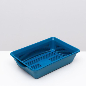 Лоток с сеткой №4, 36 х 25,5 х 9 см синий Лоток с сеткой №4, 36 х 25,5 х 9 см синий
