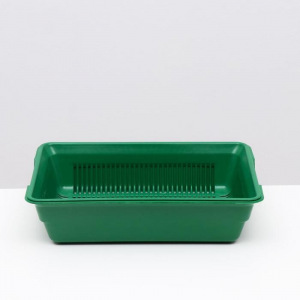 Лоток с сеткой №4, 36 х 25,5 х 9 см зеленый Лоток с сеткой №4, 36 х 25,5 х 9 см зеленый