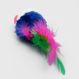 Набор игрушек для кошек: мышь 5 см и игрушка с бубенчиком "Амфитеатр" 6,8х4 см, микс цветов 381157 Набор игрушек для кошек: мышь 5 см и игрушка с бубенчиком "Амфитеатр" 6,8х4 см, микс цветов 381157