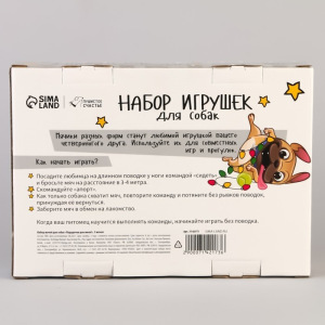 Набор мячей для собак «Подарочки для меня!», 5 мячей Набор мячей для собак «Подарочки для меня!», 5 мячей
