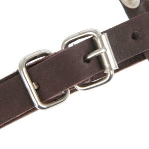 Намордник кожаный «Зооник» №1 (спаниель, сеттер), длина по носу 8 см, обхват морды 25 см, микс Намордник кожаный «Зооник» №1 (спаниель, сеттер), длина по носу 8 см, обхват морды 25 см, микс