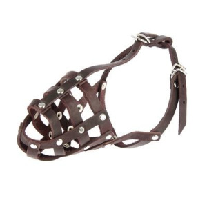 Намордник кожаный «Зооник» №1 (спаниель, сеттер), длина по носу 8 см, обхват морды 25 см, микс Намордник кожаный «Зооник» №1 (спаниель, сеттер), длина по носу 8 см, обхват морды 25 см, микс