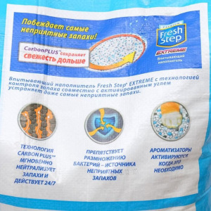 Наполнитель Fresh Step наполнитель тройной контроль запахов для кошек, 30 литров (15,8 кг) Наполнитель Fresh Step наполнитель тройной контроль запахов для кошек, 30 литров (15,8 кг)