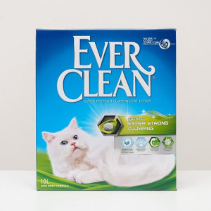 Наполнитель комкующийся Ever Clean Extra Strong Clumping Unscented, без ароматизатора, 10л Наполнитель комкующийся Ever Clean Extra Strong Clumping Unscented, без ароматизатора, 10л