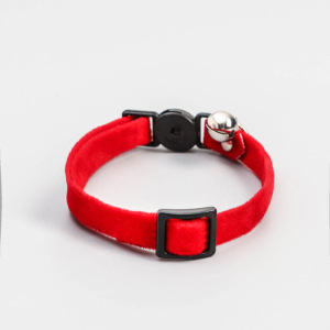 Ошейник кошачий мягкий с бубенчиком, 30 х 1 см, текстиль, микс цветов Ошейник кошачий мягкий с бубенчиком, 30 х 1 см, текстиль, микс цветов