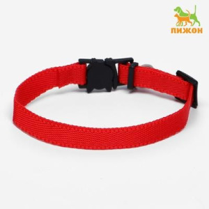 Ошейник кошачий с бубенчиком, 30 х 1 см, полиэстер, микс цветов Ошейник кошачий с бубенчиком, 30 х 1 см, полиэстер, микс цветов