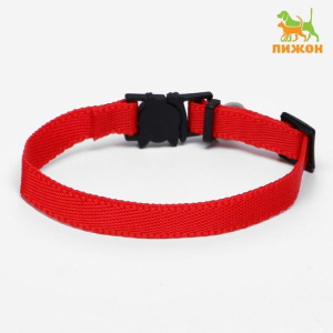 Ошейник кошачий с бубенчиком, 30 х 1 см, полиэстер, микс цветов Ошейник кошачий с бубенчиком, 30 х 1 см, полиэстер, микс цветов