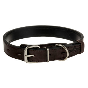 Ошейник Зооник "Премиум-классик" кожаный двойной, 51-65 х 3 см, коричневый Ошейник Зооник "Премиум-классик" кожаный двойной, 51-65 х 3 см, коричневый