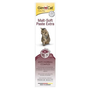 Паста GIM CAT для кошек, Мальт Софт Экстра, 200 г Паста GIM CAT для кошек, Мальт Софт Экстра, 200 г