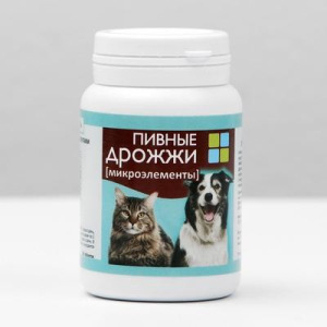 Пивные дрожжи с микроэлементами для кошек и собак, 80 таб Пивные дрожжи с микроэлементами для кошек и собак, 80 таб