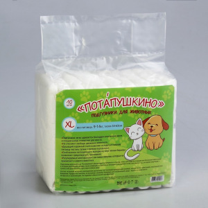 Подгузники "Потапушкино" размер XL, для домашних животных, 10шт/уп Подгузники "Потапушкино" размер XL, для домашних животных, 10шт/уп