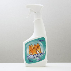 Поглотитель запаха и пятен "Барсик" для кошек, 500 мл Поглотитель запаха и пятен "Барсик" для кошек, 500 мл