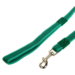 Поводок "Зооник" капроновый с латексной нитью, 5 м х 2 см, зелёный Поводок "Зооник" капроновый с латексной нитью, 5 м х 2 см, зелёный