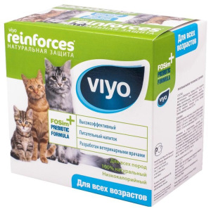Пребиотический напиток VIYO Reinforces All Ages CAT для кошек всех возрастов, 7х30 мл Пребиотический напиток VIYO Reinforces All Ages CAT для кошек всех возрастов, 7х30 мл