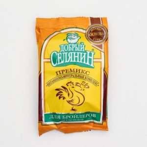 Премикс "Добрый селянин" для бройлеров, 150 г Премикс "Добрый селянин" для бройлеров, 150 г
