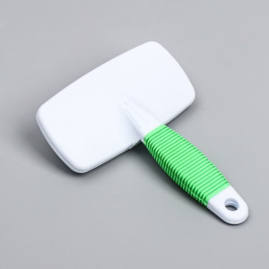 Пуходерка без капель большая, резиновая ручка, 12 х 15 см, микс Пуходерка без капель большая, резиновая ручка, 12 х 15 см, микс