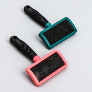 Пуходерка без капель, прорезиненная ручка, 10 х 16 см, микс цветов Пуходерка без капель, прорезиненная ручка, 10 х 16 см, микс цветов