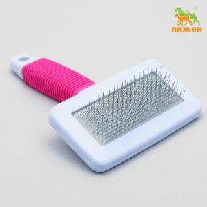 Пуходерка без капель с резиновой ручкой, средняя, 10 х 14 см, микс цветов Пуходерка без капель с резиновой ручкой, средняя, 10 х 14 см, микс цветов