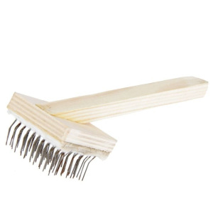 Пуходерка деревянная "Зооник.Кавказец" малая, микс Пуходерка деревянная "Зооник.Кавказец" малая, микс