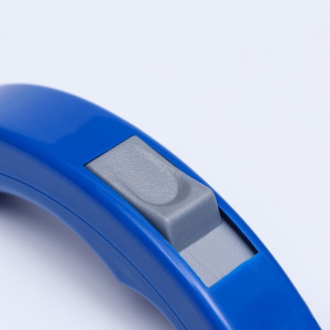 Пуходёрка пластиковая с самоочисткой большая, 12 х 20 см, синяя Пуходёрка пластиковая с самоочисткой большая, 12 х 20 см, синяя