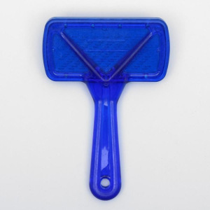 Пуходерка с прозрачной ручкой, без капель, 9,5 х 13,8 см, микс цветов Пуходерка с прозрачной ручкой, без капель, 9,5 х 13,8 см, микс цветов