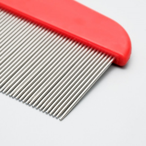 Расческа для шерсти с длинными зубцами и эргономичной ручкой, 15 см, микс цветов Расческа для шерсти с длинными зубцами и эргономичной ручкой, 15 см, микс цветов