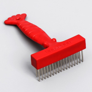 Расчёска-грабли "Лапка", 15,5 х 8,5 см Расчёска-грабли "Лапка", 15,5 х 8,5 см