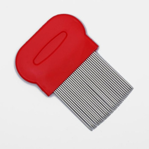 Расческа-гребешок с длинными зубьями, 8 х 5,5 см, микс цветов Расческа-гребешок с длинными зубьями, 8 х 5,5 см, микс цветов