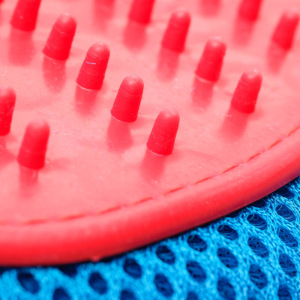 Расческа-щетка для шерсти с подвижным пальцем, микс цветов Расческа-щетка для шерсти с подвижным пальцем, микс цветов