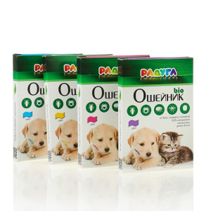 Репеллентный био-ошейник для котят и щенков "Радуга" от блох и клещей (длина 30 см) Репеллентный био-ошейник для котят и щенков "Радуга" от блох и клещей (длина 30 см)