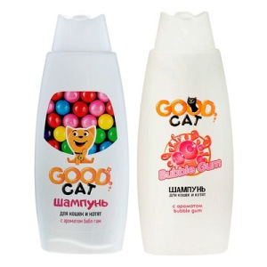 Шампунь Good Cat для кошек и котят с ароматом Bubble Gum, 250 мл Шампунь Good Cat для кошек и котят с ароматом Bubble Gum, 250 мл