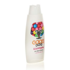 Шампунь GOOD DOG для собак и щенков, с ароматом Bubble Gum, 250 мл Шампунь GOOD DOG для собак и щенков, с ароматом Bubble Gum, 250 мл