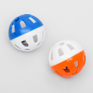 Шарик для кошек с бубенчиком "Луна", 3,8 см, микс цветов Шарик для кошек с бубенчиком "Луна", 3,8 см, микс цветов