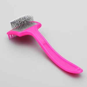 Щётка-пуходёрка малая мягкая с каплями, основание 44х44 мм, микс цветов Щётка-пуходёрка малая мягкая с каплями, основание 44х44 мм, микс цветов