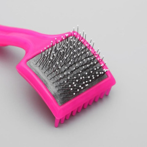 Щётка-пуходёрка малая мягкая с каплями, основание 44х44 мм, микс цветов Щётка-пуходёрка малая мягкая с каплями, основание 44х44 мм, микс цветов