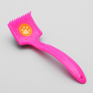 Щётка-пуходёрка малая мягкая с каплями, основание 44х44 мм, микс цветов Щётка-пуходёрка малая мягкая с каплями, основание 44х44 мм, микс цветов