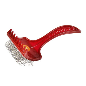 Щётка-пуходерка средняя для вычесывания длинношерстных животных, мягкая без капель, основание 6,2 х 4,2 см, микс Щётка-пуходерка средняя для вычесывания длинношерстных животных, мягкая без капель, основание 6,2 х 4,2 см, микс