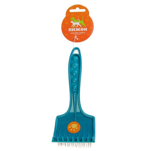 Щётка-пуходерка средняя для вычесывания длинношерстных животных, мягкая без капель, основание 6,2 х 4,2 см, микс Щётка-пуходерка средняя для вычесывания длинношерстных животных, мягкая без капель, основание 6,2 х 4,2 см, микс