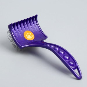 Щётка-пуходерка средняя для вычесывания длинношерстных животных, мягкая без капель, основание 6,2 х 4,2 см, микс Щётка-пуходерка средняя для вычесывания длинношерстных животных, мягкая без капель, основание 6,2 х 4,2 см, микс