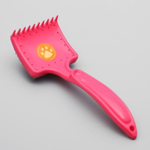 Щетка-пуходерка средняя мягкая с каплями, основание 59х49 мм, микс цветов Щетка-пуходерка средняя мягкая с каплями, основание 59х49 мм, микс цветов