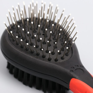 Щетка-расческа двусторонняя, 17,5 см, ручка микс цветов Щетка-расческа двусторонняя, 17,5 см, ручка микс цветов