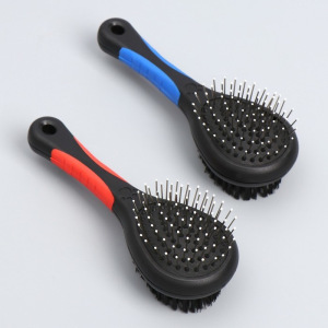 Щетка-расческа двусторонняя, 17,5 см, ручка микс цветов Щетка-расческа двусторонняя, 17,5 см, ручка микс цветов