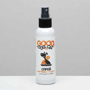 Спрей Good Cat&Dog для приучения кошек и собак к туалету, 150 мл Спрей Good Cat&Dog для приучения кошек и собак к туалету, 150 мл