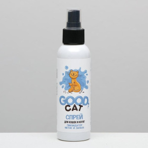 Спрей Good Cat "Ликвидатор меток и запаха" для котят и кошек, 150 мл Спрей Good Cat "Ликвидатор меток и запаха" для котят и кошек, 150 мл