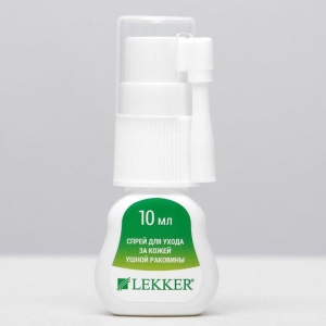 Спрей Lekker для ухода за ушной раковиной, 10 мл Спрей Lekker для ухода за ушной раковиной, 10 мл