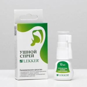 Спрей Lekker для ухода за ушной раковиной, 10 мл Спрей Lekker для ухода за ушной раковиной, 10 мл