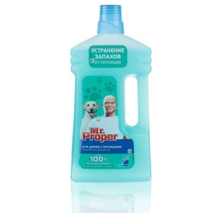 Средство для мытья полов Mr.Proper "Для владельцев домашних животных", 1л Средство для мытья полов Mr.Proper "Для владельцев домашних животных", 1л