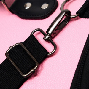 Сумка для переноски животных с иллюминатором, искусственная кожа, 44 х 26 х 31 см, розовая 697157 Сумка для переноски животных с иллюминатором, искусственная кожа, 44 х 26 х 31 см, розовая 697157