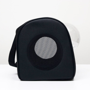 Сумка для переноски животных с иллюминатором, искусственная кожа, 44 х 26 х 31 см, серая Сумка для переноски животных с иллюминатором, искусственная кожа, 44 х 26 х 31 см, серая